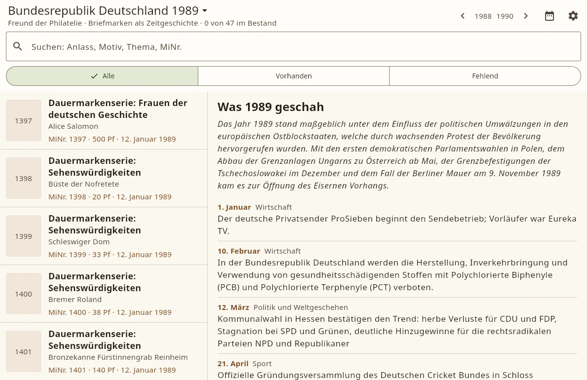 Zeitreise: Was 1989 geschah