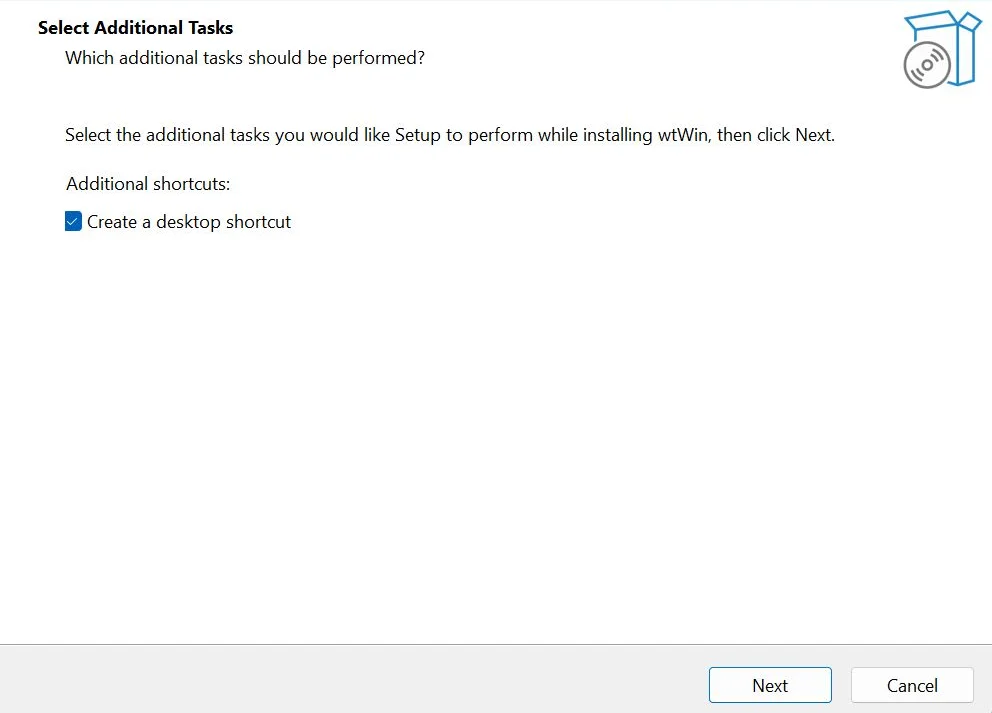 Installer: optional desktop shortcut