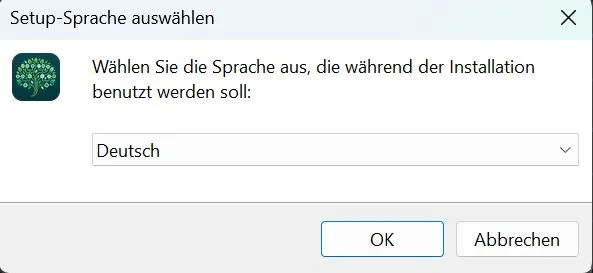 Installer: choose the setup language